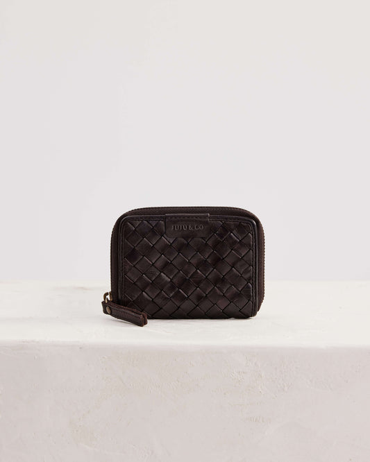 Juju & Co. Small Basque Wallet - Chocolate