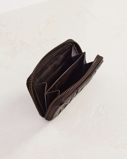 Juju & Co. Small Basque Wallet - Chocolate