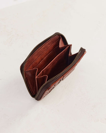 Juju & Co. Small Basque Wallet - Amber