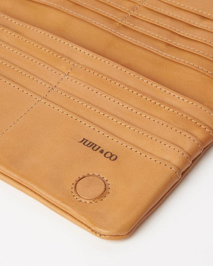 Juju & Co. Large Capri Wallet Tan