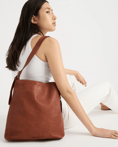 Bucket Tote- Cognac