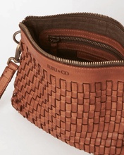 Load image into Gallery viewer, Woven Pouch Bag - Cognac
