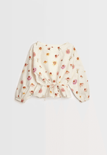 Load image into Gallery viewer, Ophelia Boatneck Blouse- Paper daisy Cream
