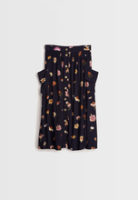 Load image into Gallery viewer, Adi Button Skirt- Paper Daisy Black

