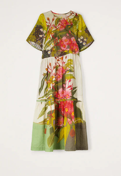 Nancybird Tiered Mabel Dress- Flowering Gum