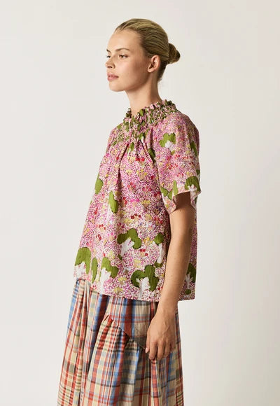 Nancybird Meadows Frill Neck Top