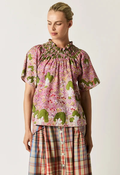 Nancybird Meadows Frill Neck Top