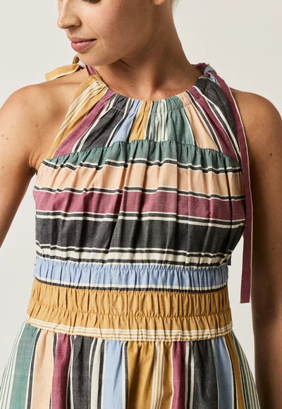 Nancybird Sadie Dress - Atlas Stripe