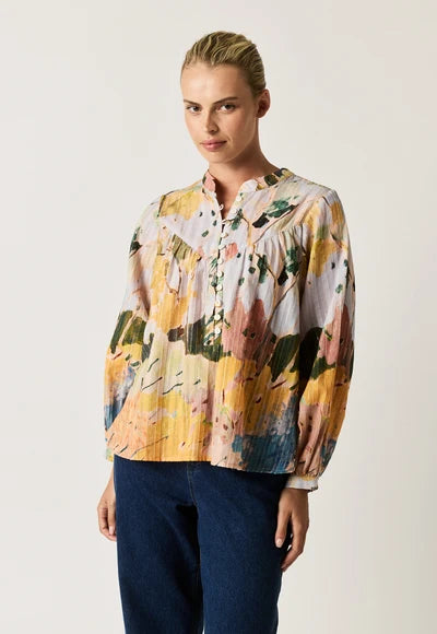 Nancybird Sierra Blouse Long Sleeve - Sunny Clearing