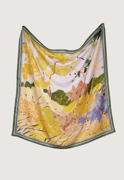 Nancybird Silk Scarf - Sunny Clearing
