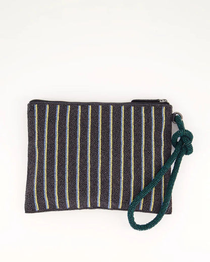 Nancybird Beaded Line Clutch - Palisades Print
