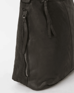 Perforated Slouchy- Black