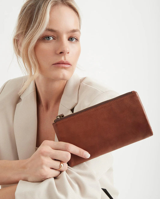 Juju & Co. Large Capri Wallet Cognac