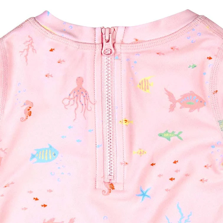 Toshi Swim Baby LS Rashie – Coral