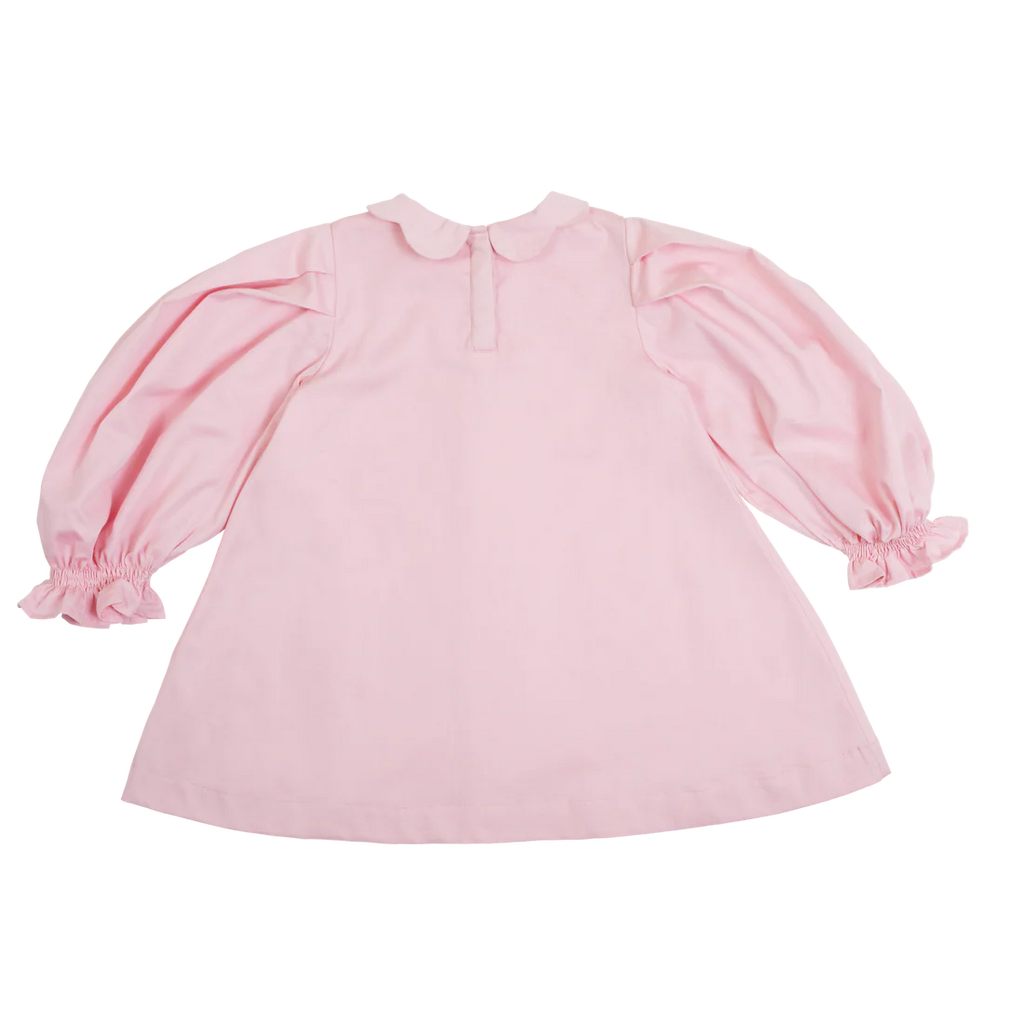 Prudie & Primmie Scallop Collar Smock Dress - Almond Blossom