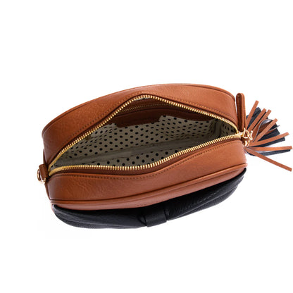 Sally with a Bow | Tan/Black