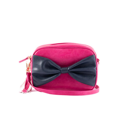 Sally with a Bow | Pink/Navy