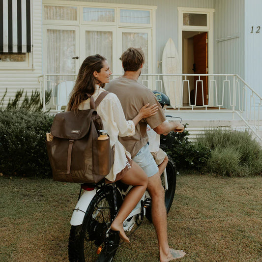 Mesh Beach Hauler Backpack - Espresso