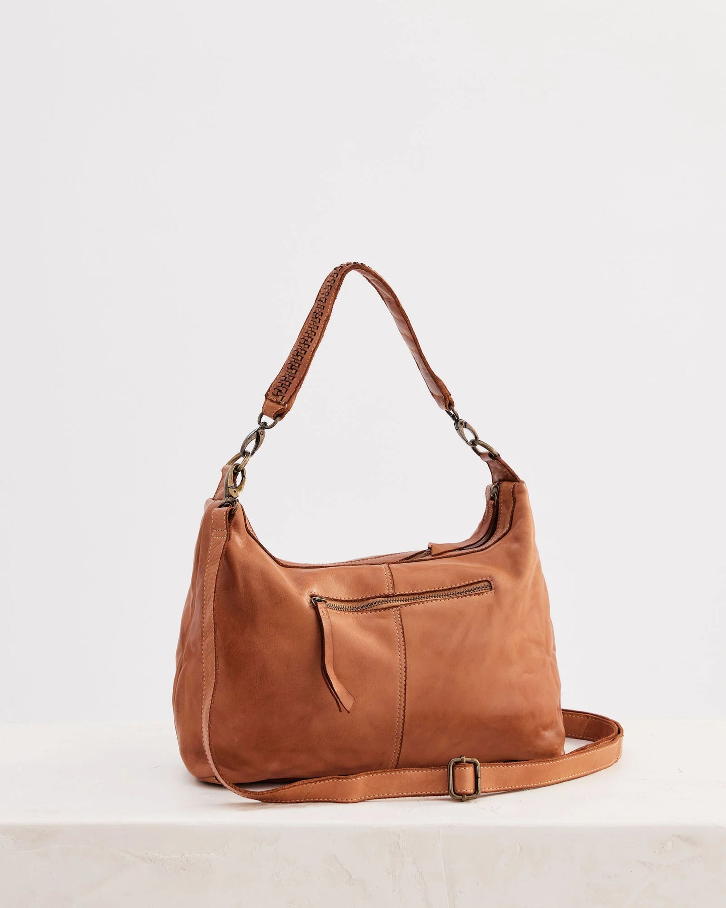Juju & Co. Signature Slouchy Bag Tan