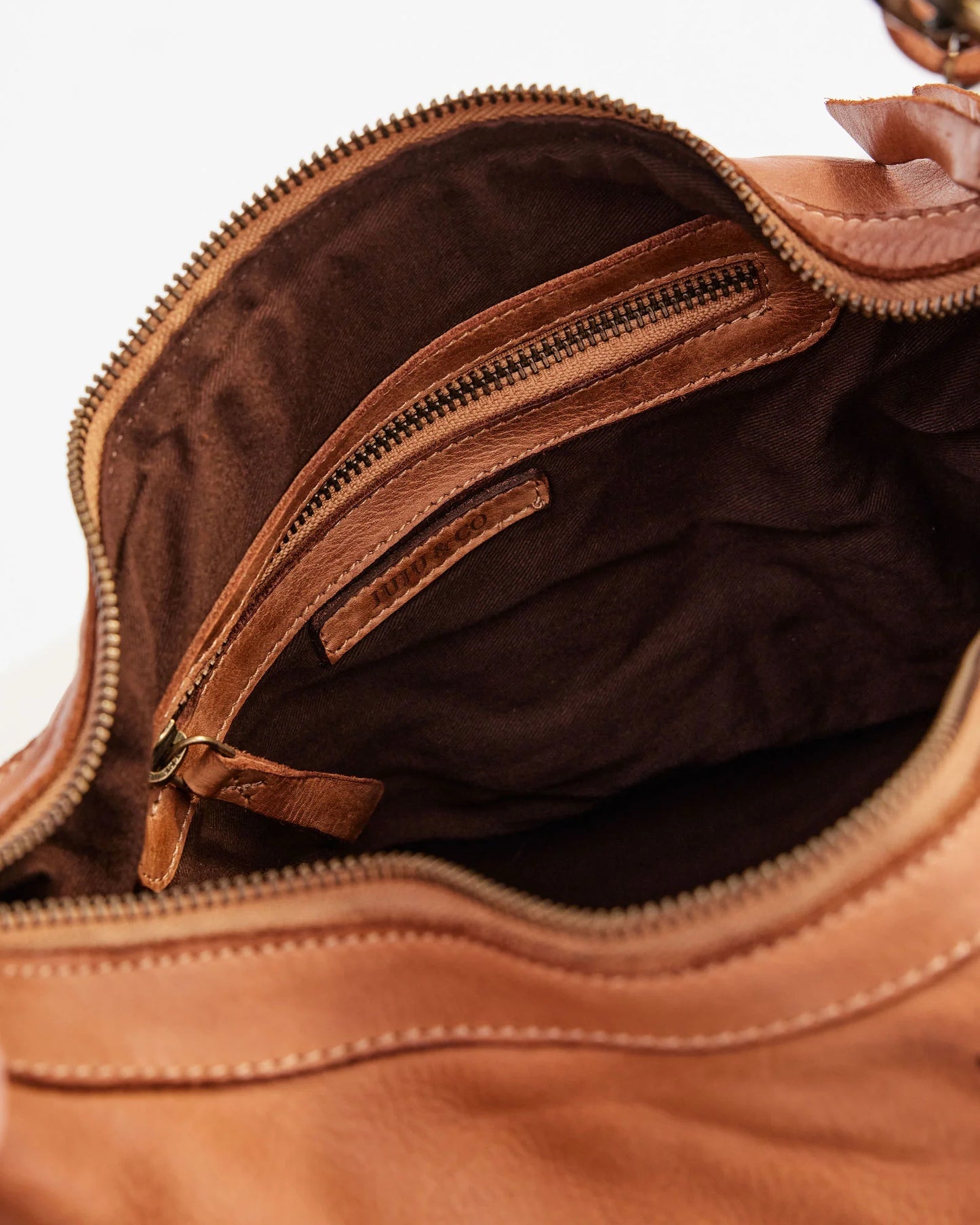 Juju & Co. Signature Slouchy Bag Tan