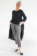 Eva's Sunday Clover Pant - Raven Stripe