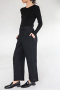Eva's Sunday Jemima Linen Pant - Black