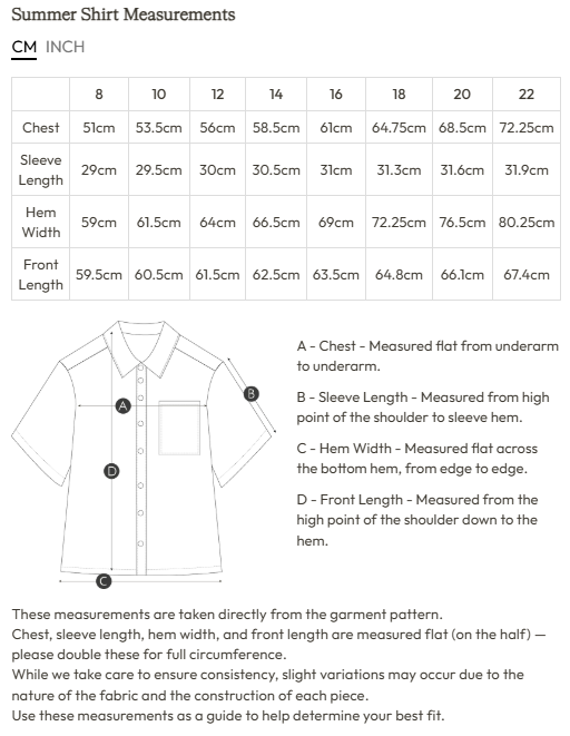 Nancybird Summer Shirt - Watercolour Collage