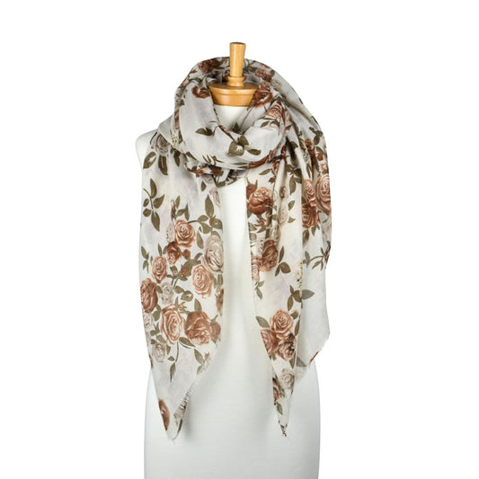 Vintage Rose Garden Scarf