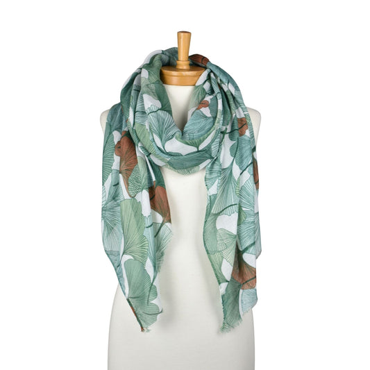 Ginkgo Leaf Scarf