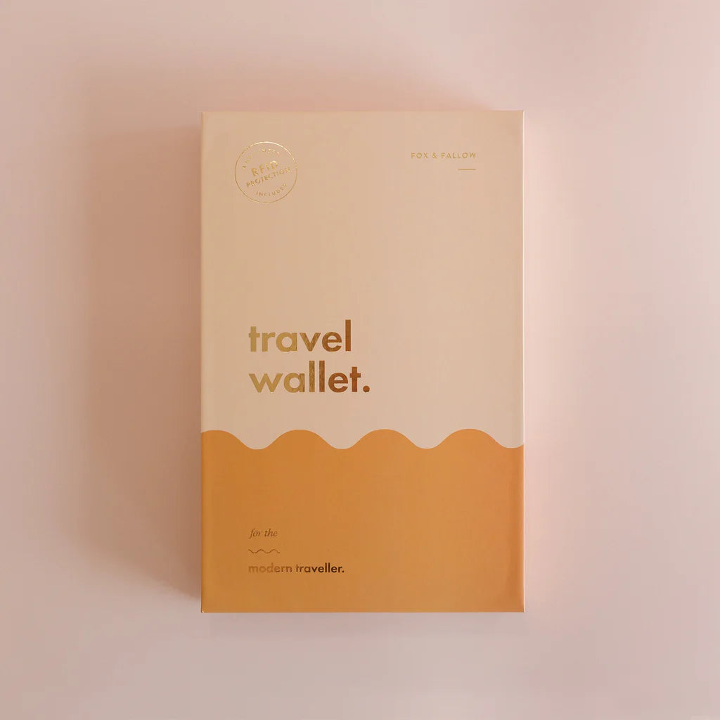Travel Passport Wallet | Caramel Ripple