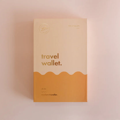 Travel Passport Wallet | Caramel Ripple