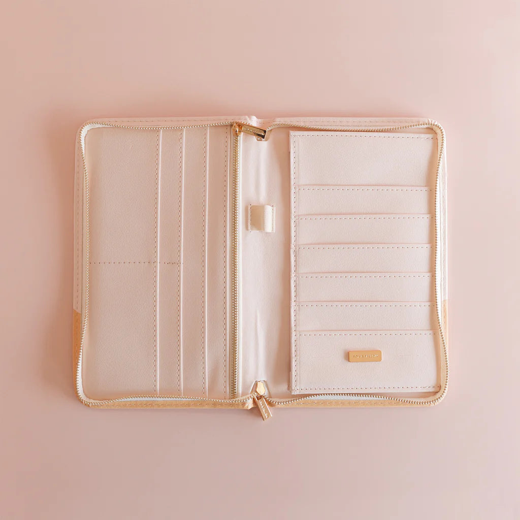 Travel Passport Wallet | Caramel Ripple