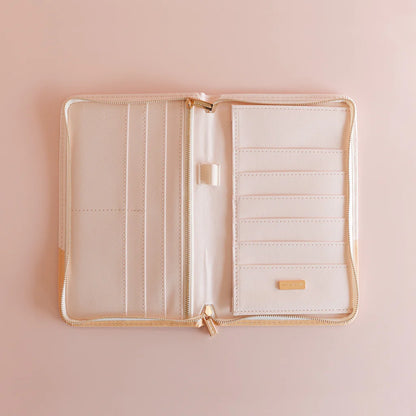 Travel Passport Wallet | Caramel Ripple