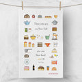 Red Tractor Food From The Heart Tea Towel