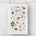 Red Tractor This Is Australia Tea Towel