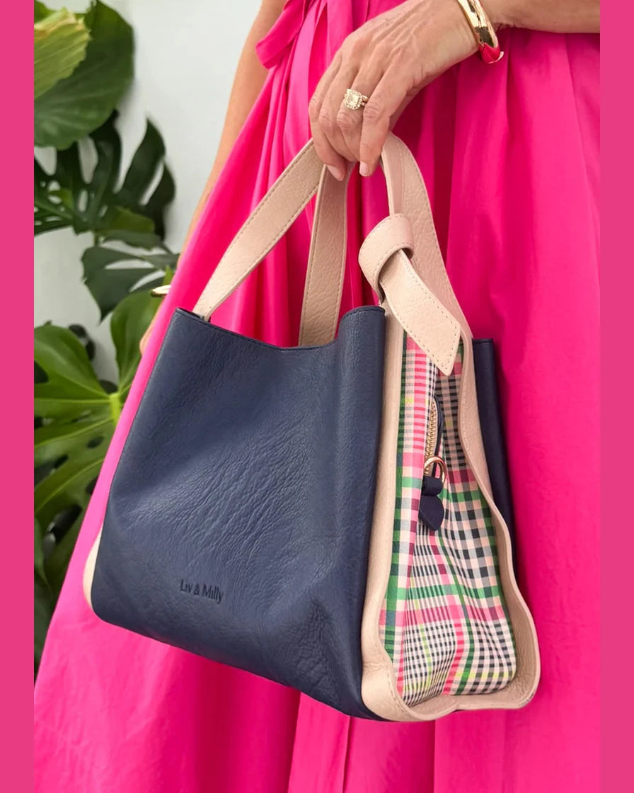Liv & Milly Tanya - Navy Gingham