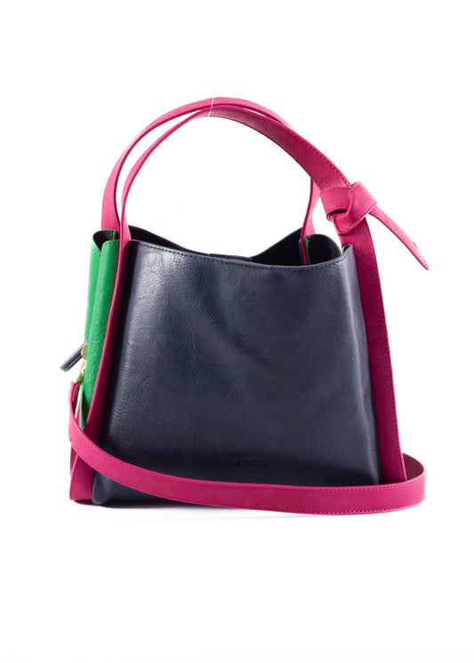 Liv & Milly Tanya - Navy Green & Fuschia