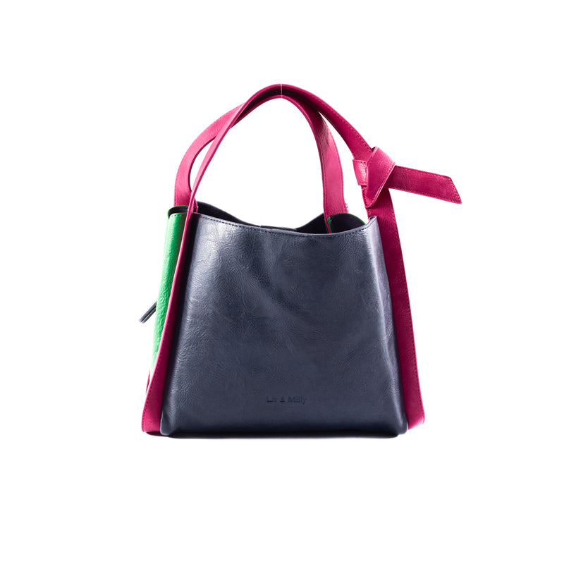 Liv & Milly Tanya - Navy Green & Fuschia