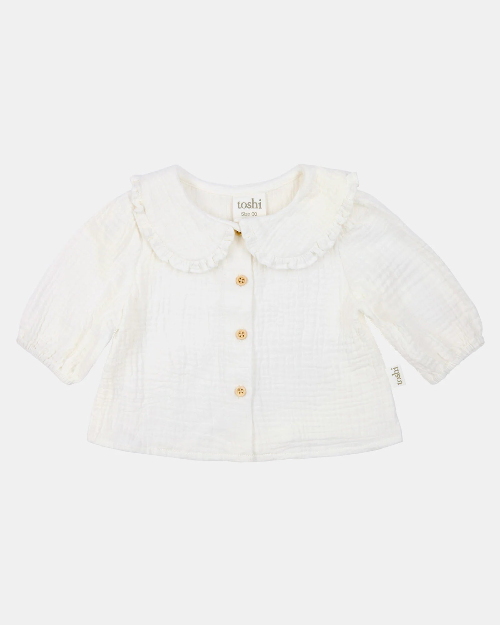 Baby Blouse Peter Pan Cream