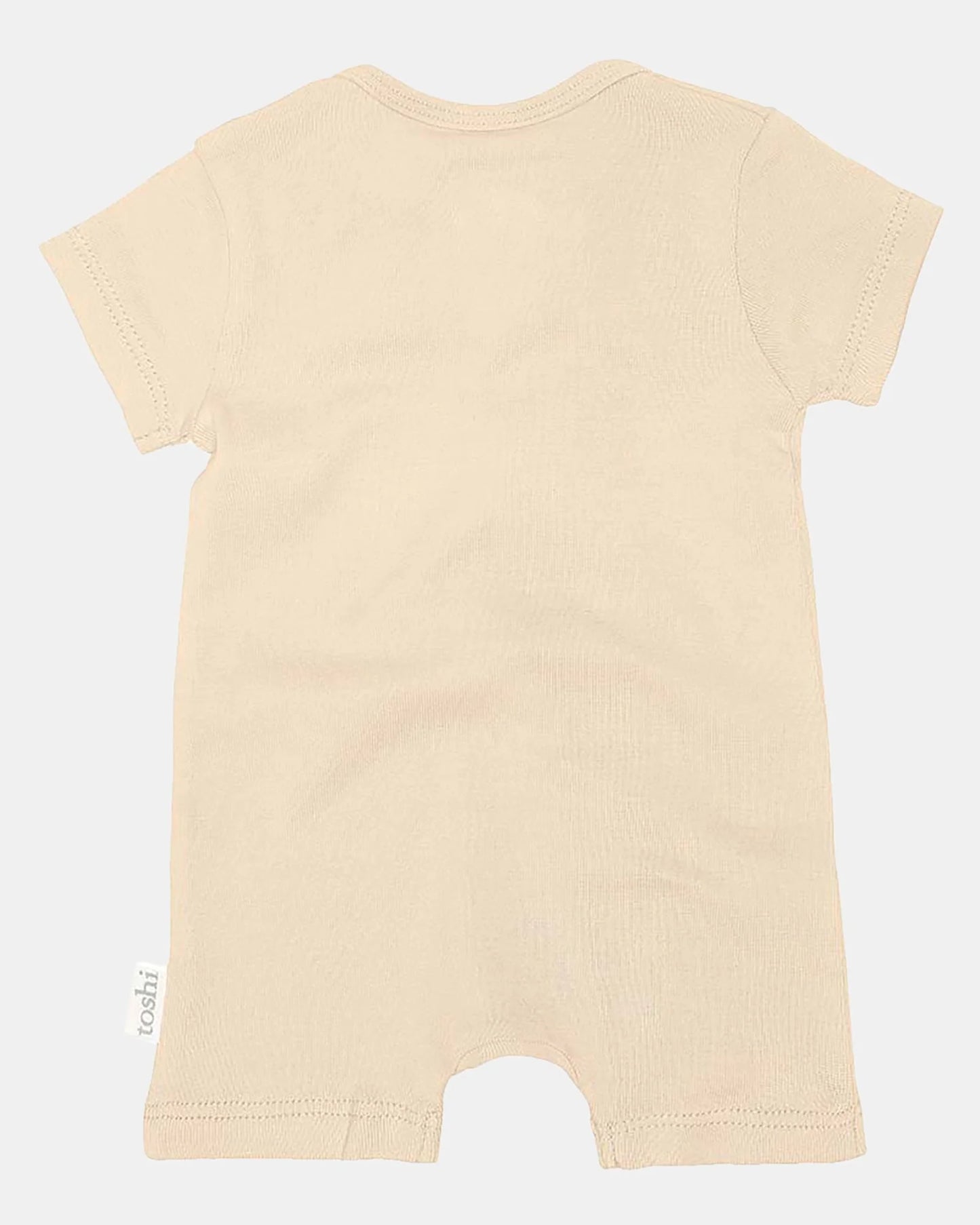 Toshi Dreamtime Onesie Short Sleeve - Almond