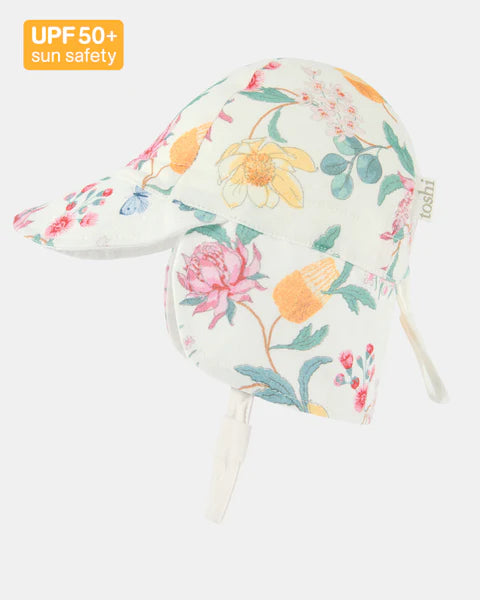 Toshi Flap Cap Down Under - Waratah Dawn