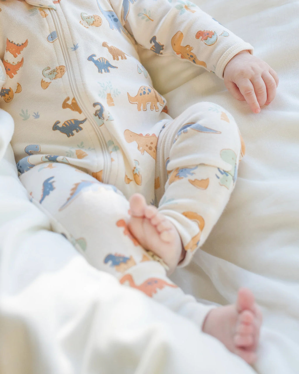 Toshi Onesie L/S Harvest Dino Bubs