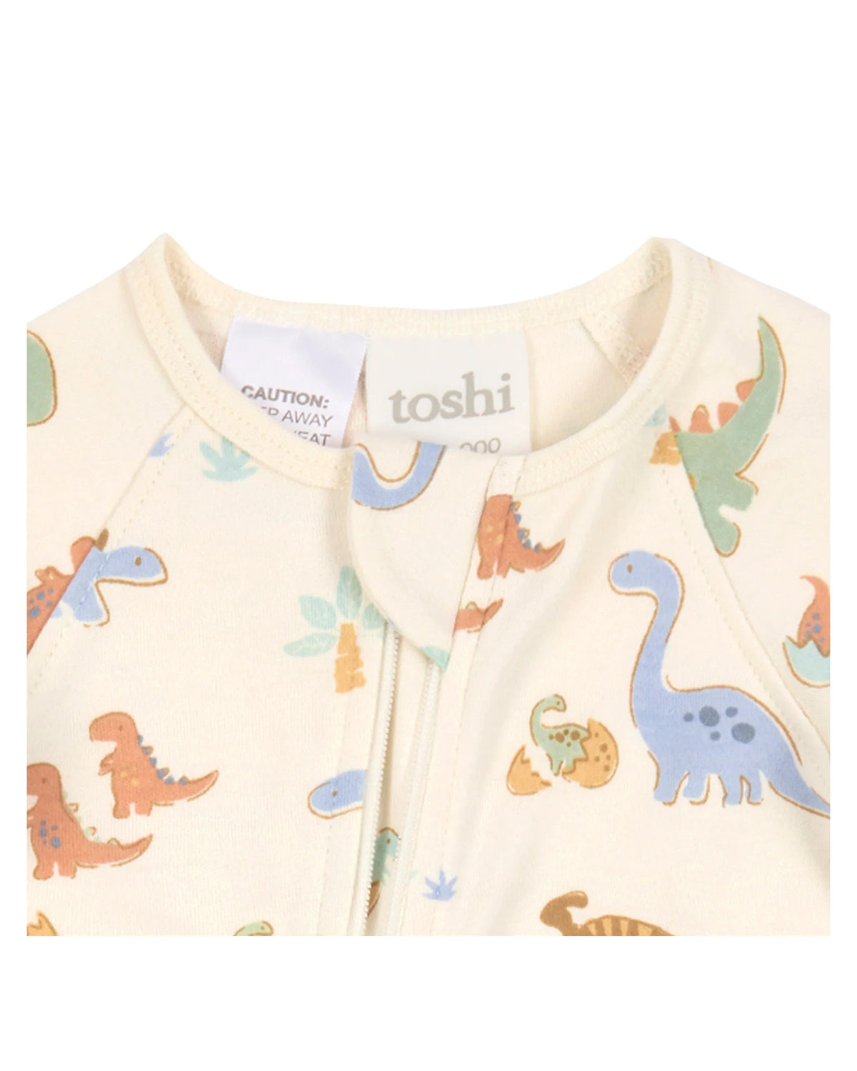 Toshi Onesie L/S Harvest Dino Bubs
