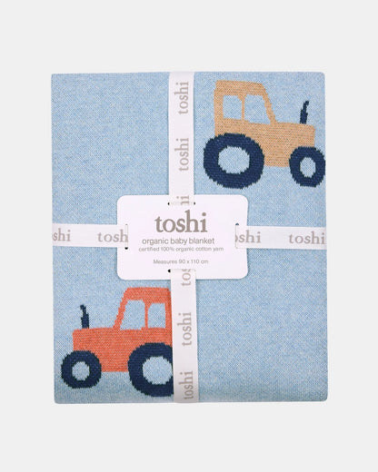 Organic Blanket Mystical Tiny Tractors