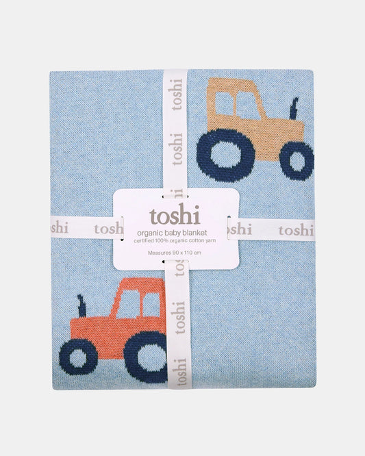 Organic Blanket Mystical Tiny Tractors