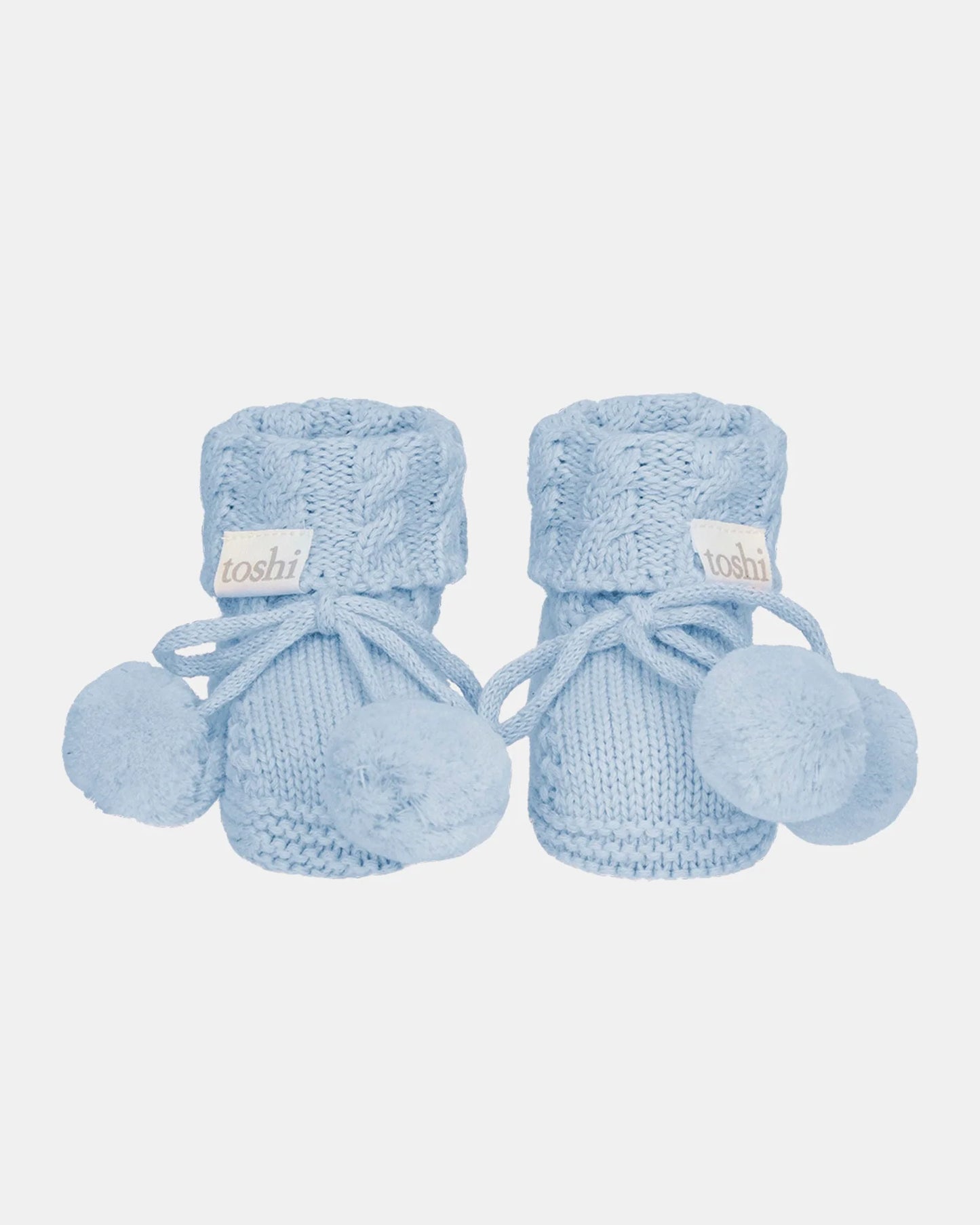 Organic Booties Yummy Bluebell