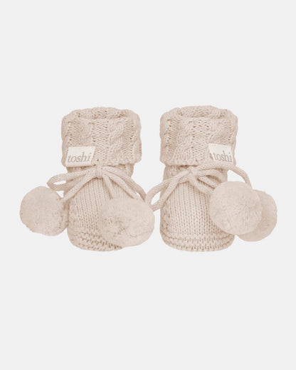 Organic Booties Yummy Oatmeal
