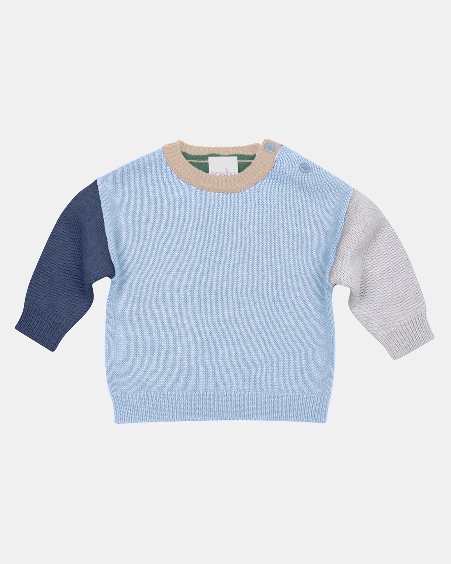 Organic Pullover Bobby Bluebell