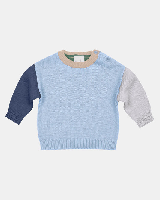 Organic Pullover Bobby Bluebell