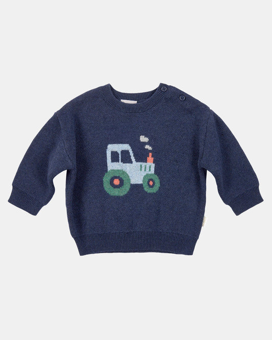 Organic Pullover Mystical Tiny Tractors